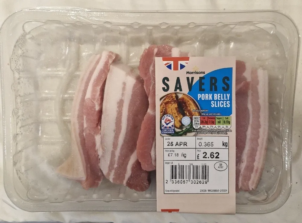 Savers Pork Belly Slices