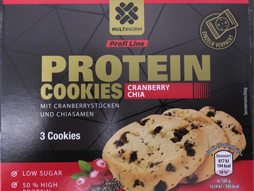 Protein cookies