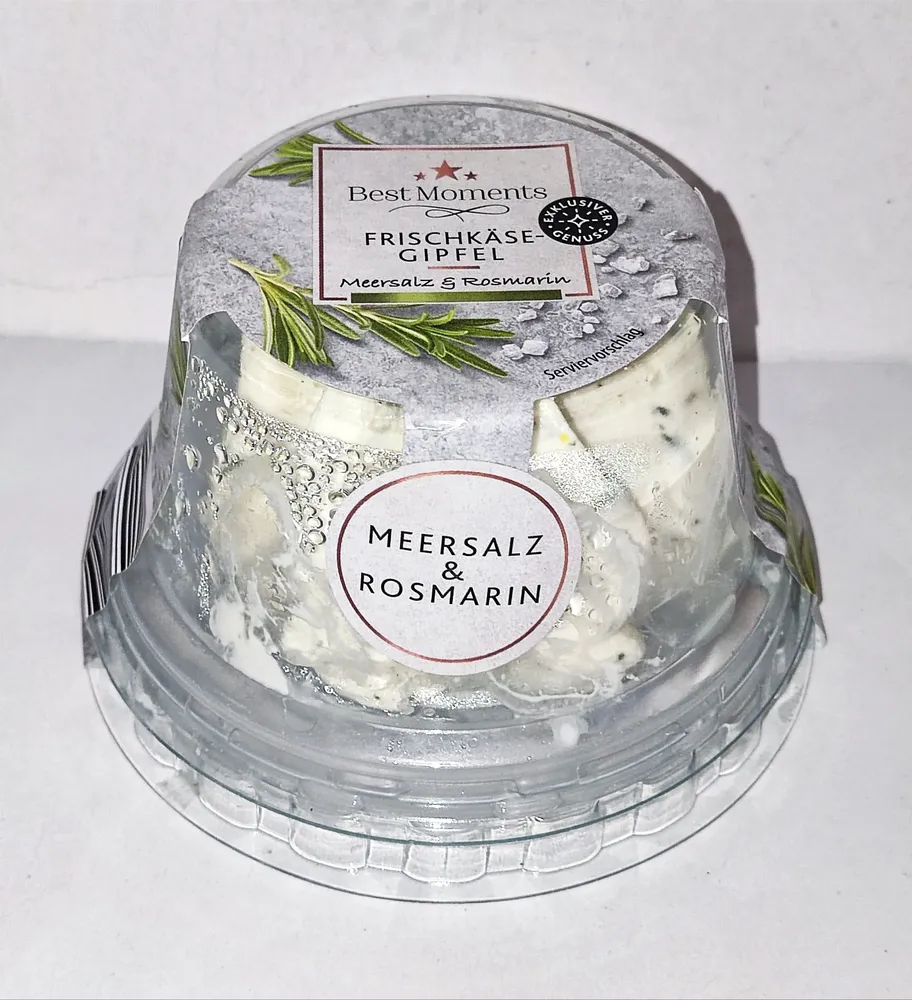 Frischkäse-Gipfel - Meersalz & Rosmarin