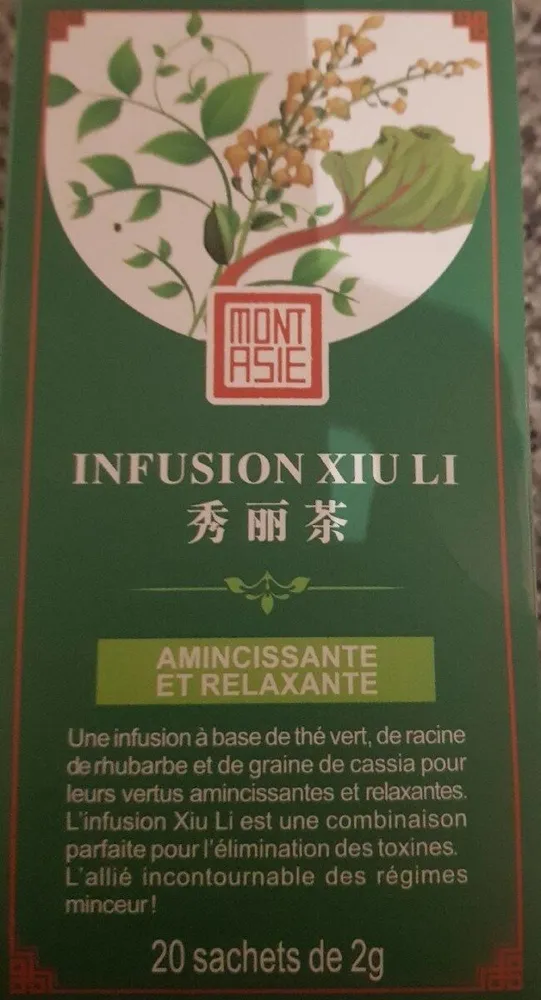 Infusion Xiuli amincissante et relaxantes