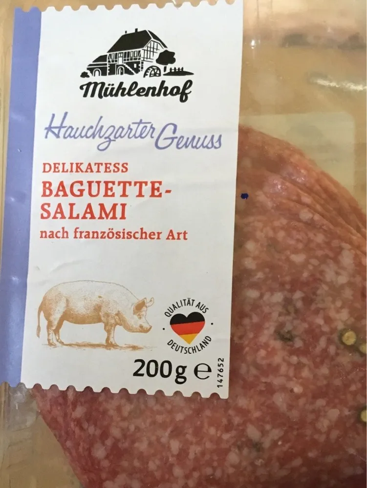Mühlenhof Baguette-salami