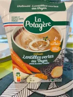 Velouté lentilles vertes au thym