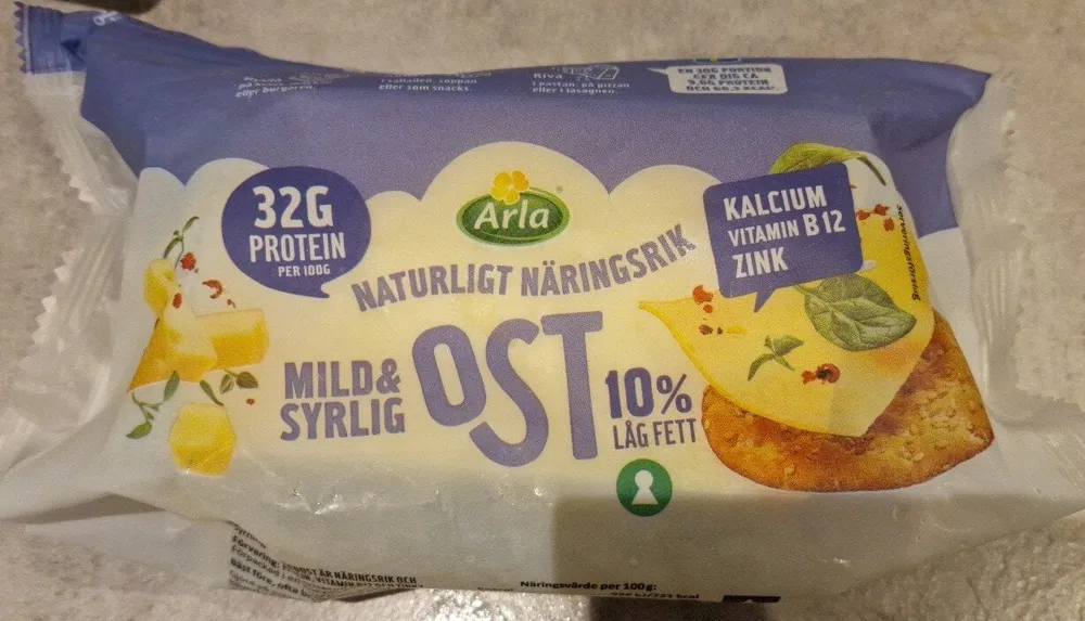 Mild & Syrlig Protein Ost