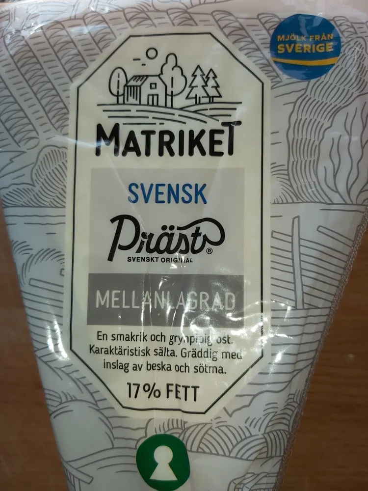 SVENSK Präst MELLANLAGRAD