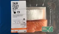 Filet de saumon sur peau