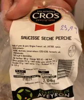 Saucisse Seche Perche