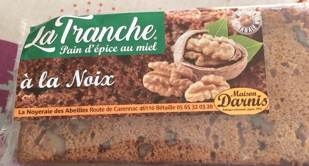 Pain d’épices au miel et aux noix