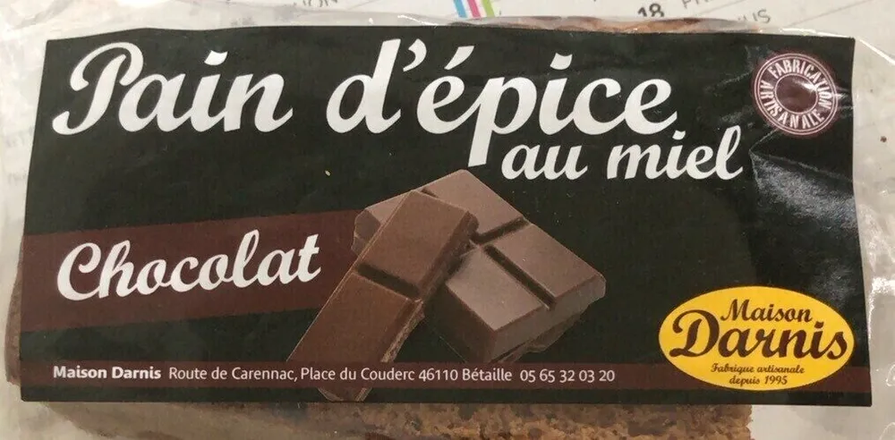 Pain d’épice au miel et au chocolat