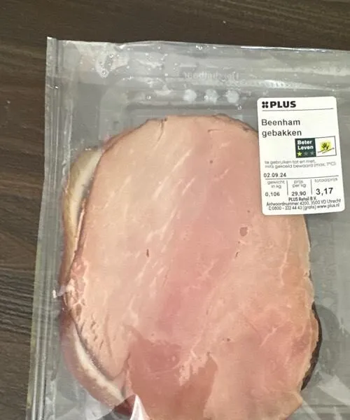 Beenham gebakken