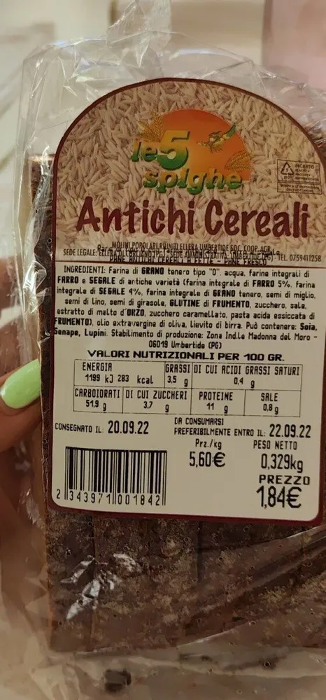 Pane antichi cereali