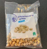 Pistaches coquées grillées
