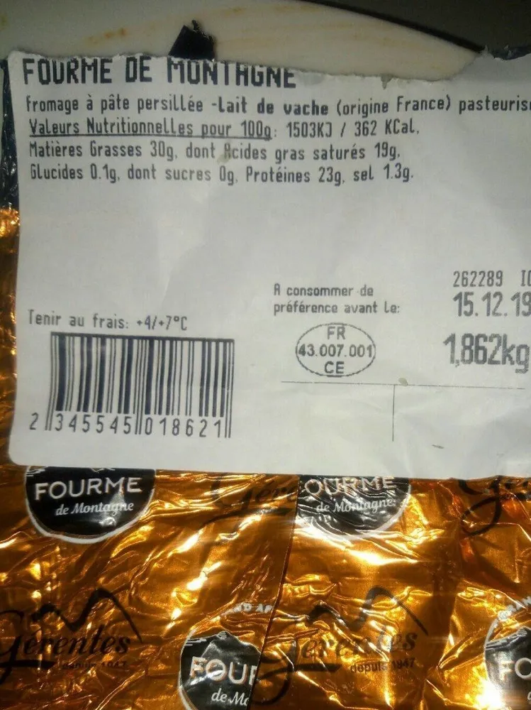Fourme de montagne