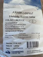 Färsk laxfilé Hanssons