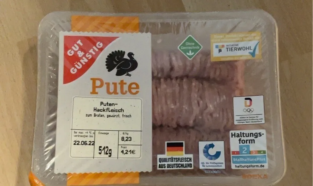 Puten-Hackfleisch