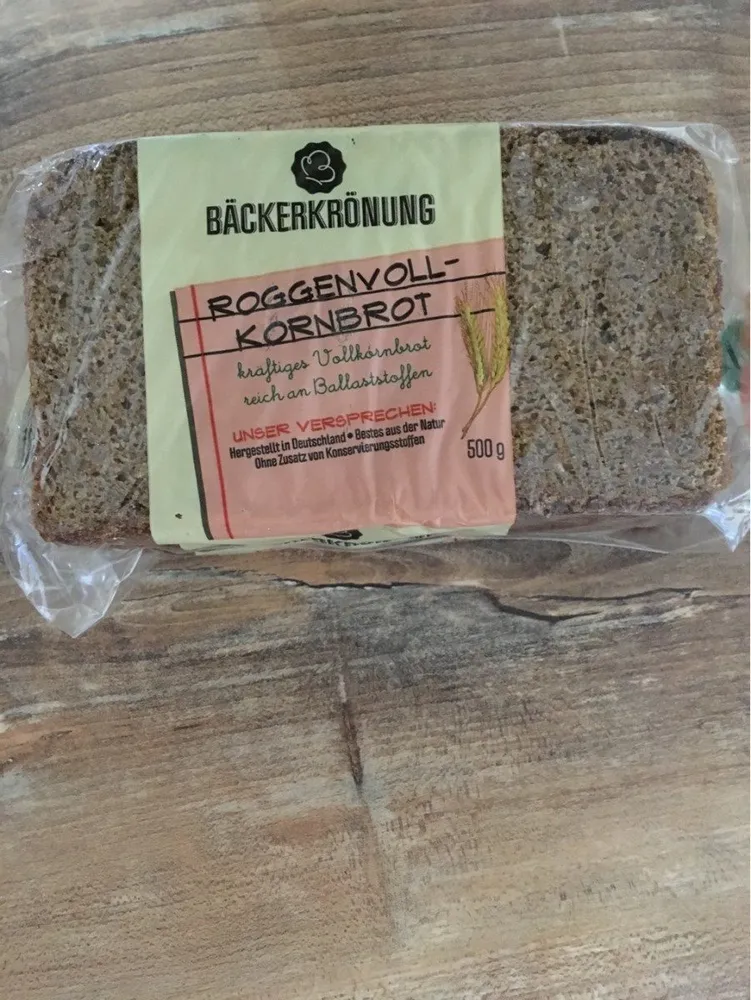 Bäckerkrönung Roggenvollkornbrot