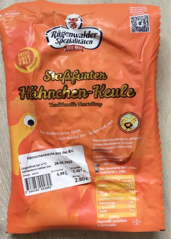 Stassfurter Hähnchen Keule