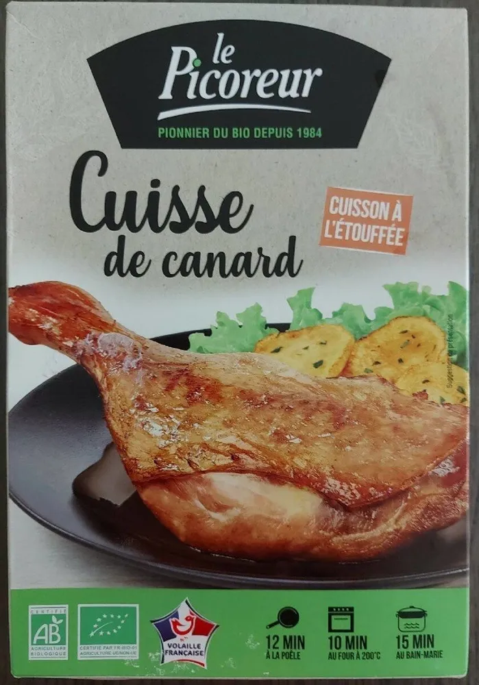 Cuisse de canard cuisson à l'étouffée