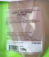 Escalope de poulet biologique extra tendres