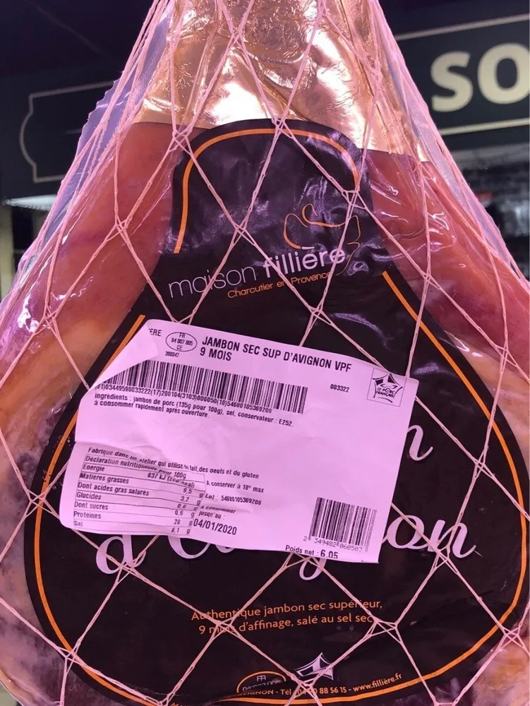 Jambon sec superieur