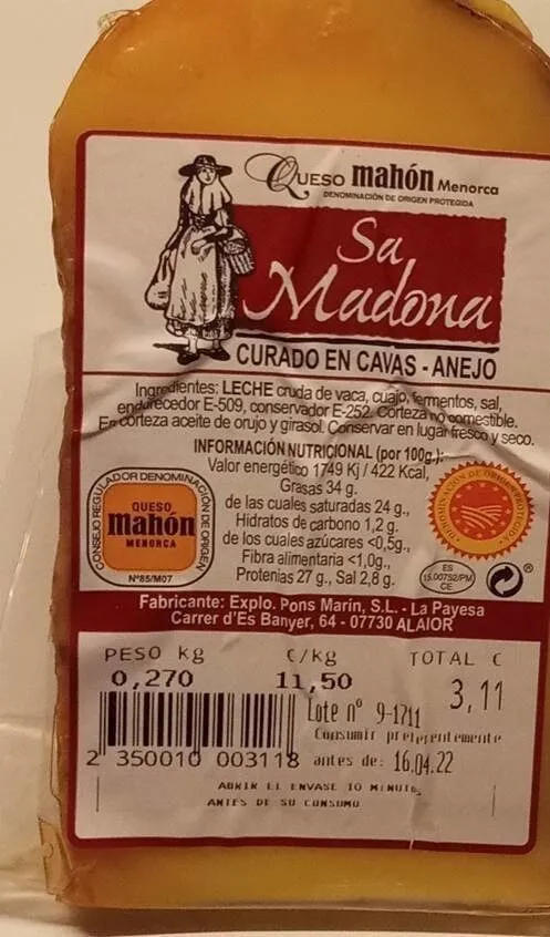 Queso Mahón
