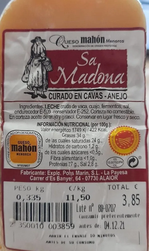 Curadao en cavas- anejo