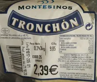 Queso tierno de mezcla Tronchon