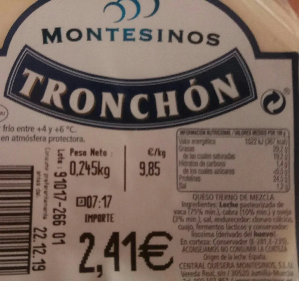 Queso Tronchón