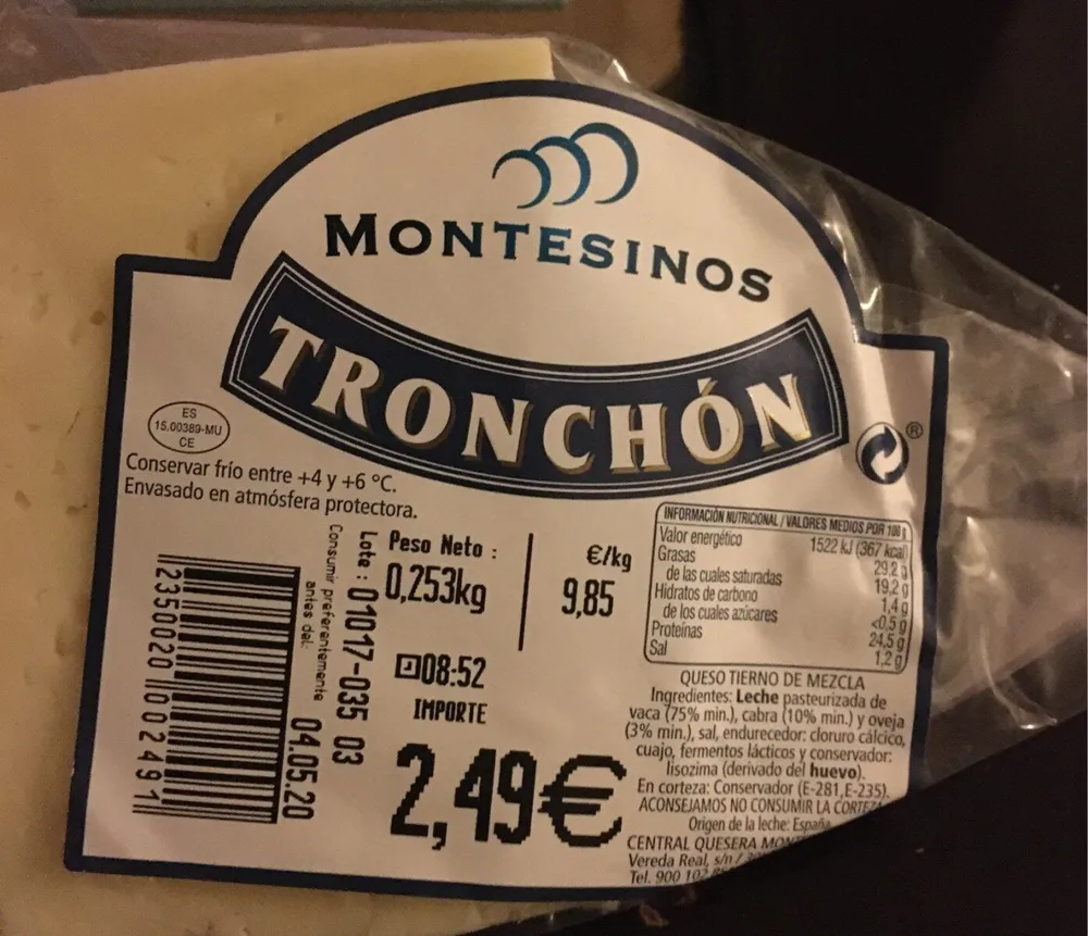 Queso tronchón