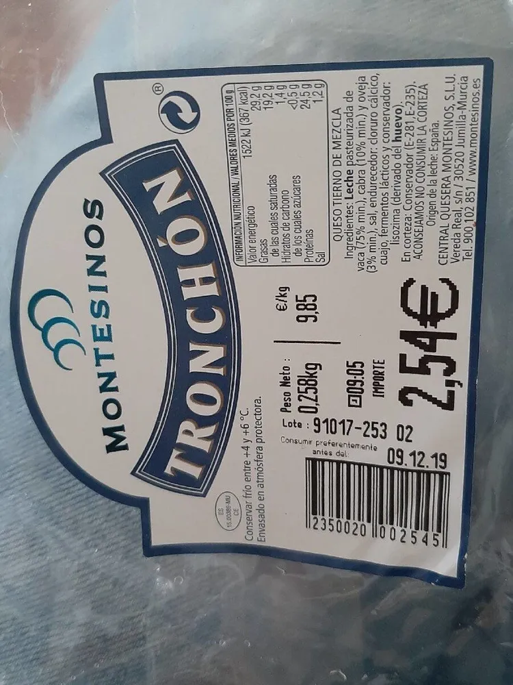 Queso tronchon