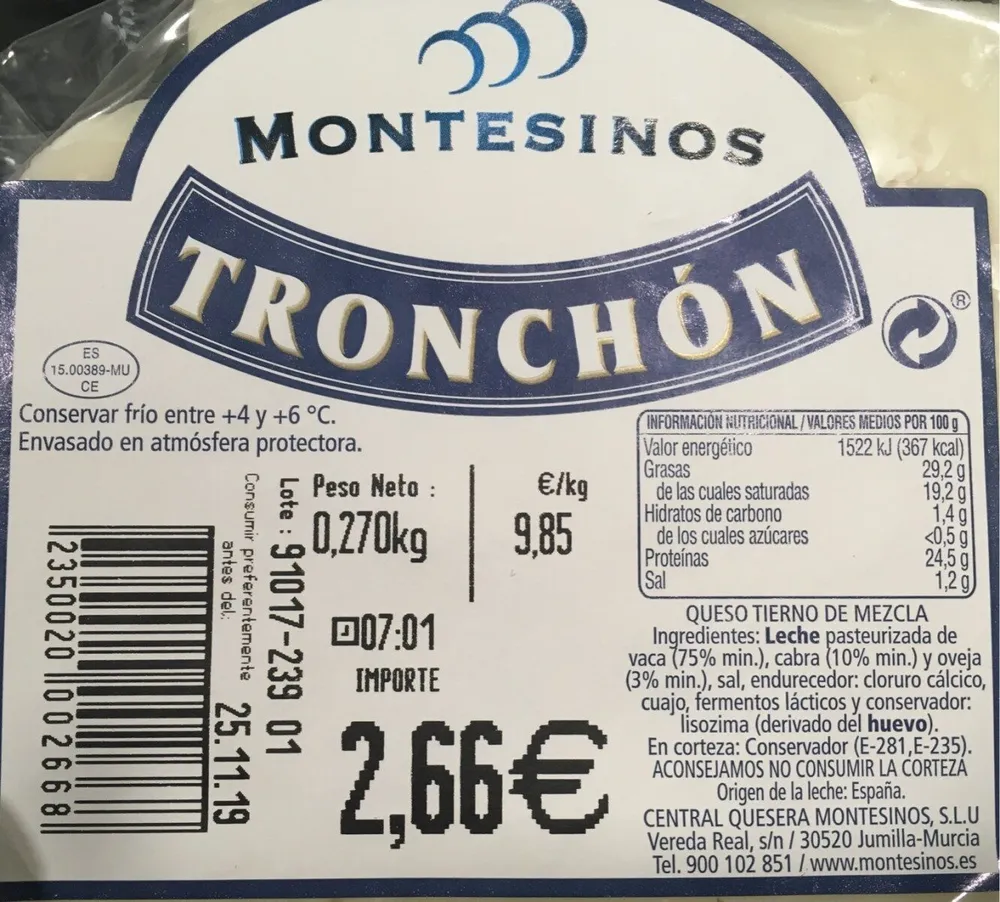 Queso Tronchón