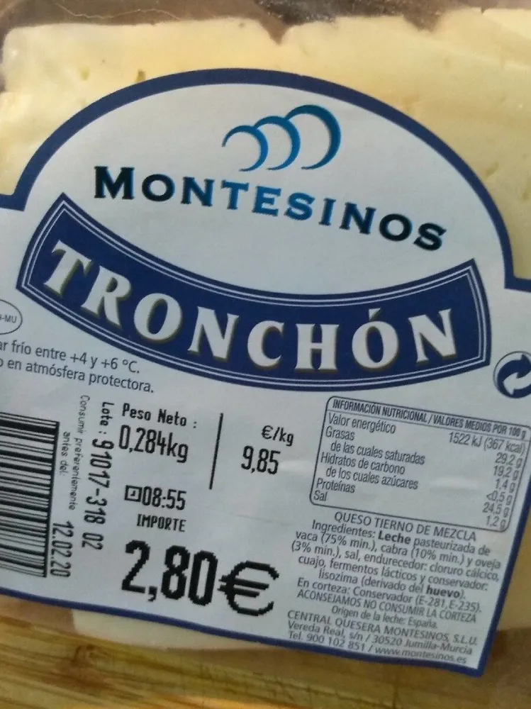 Queso tronchón