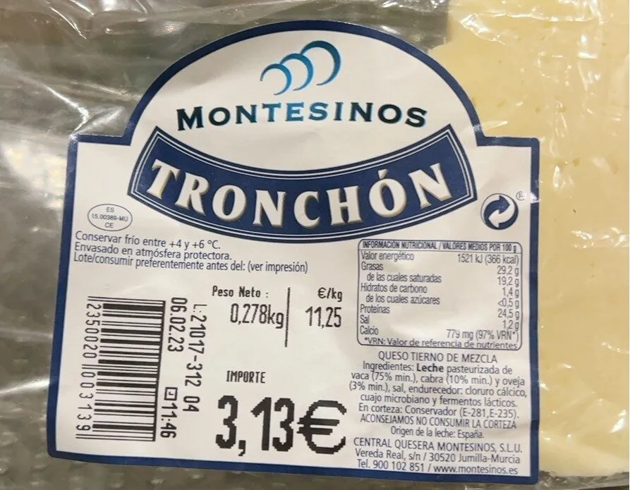 Queso tierno mezcla