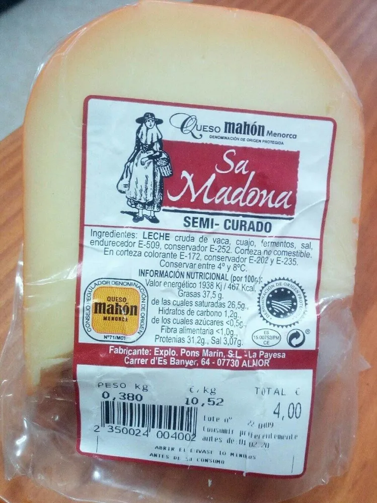 Queso Mahon Sa Madona