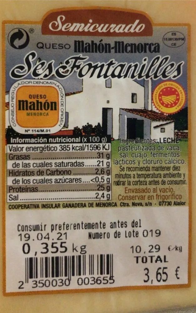 Queso Mahón