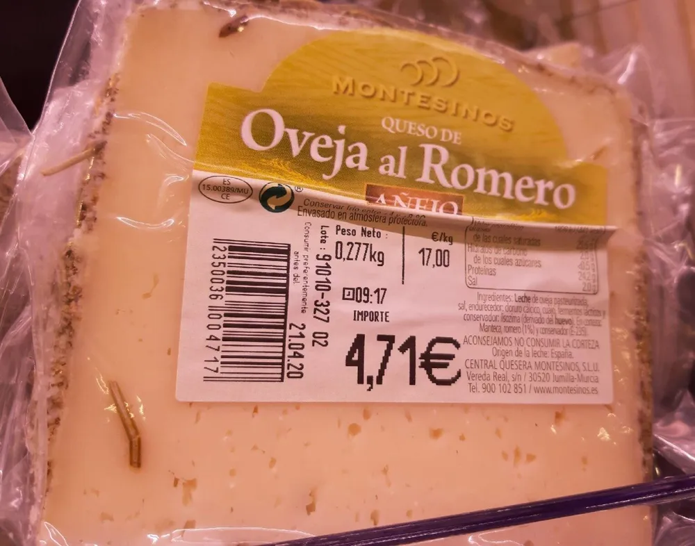 Queso de Oveja al Romero