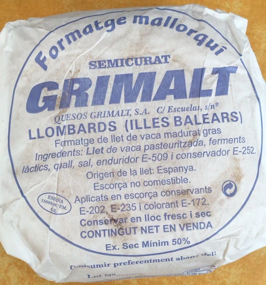 Formatge mallorquí semicurat