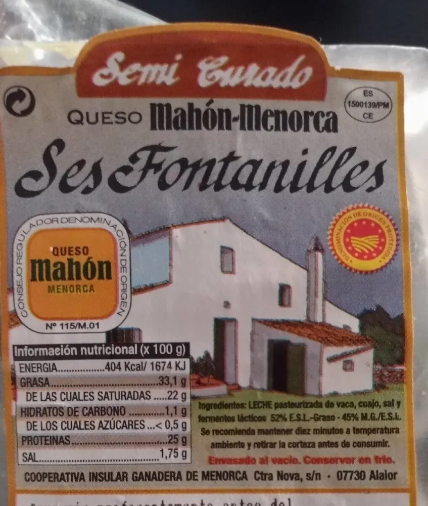 Queso mahonés