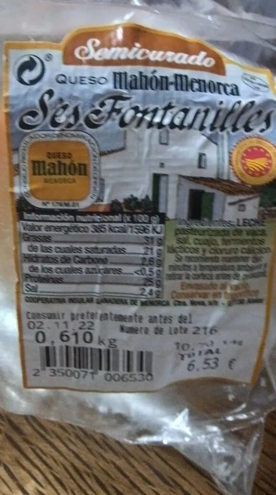 Queso Mahón
