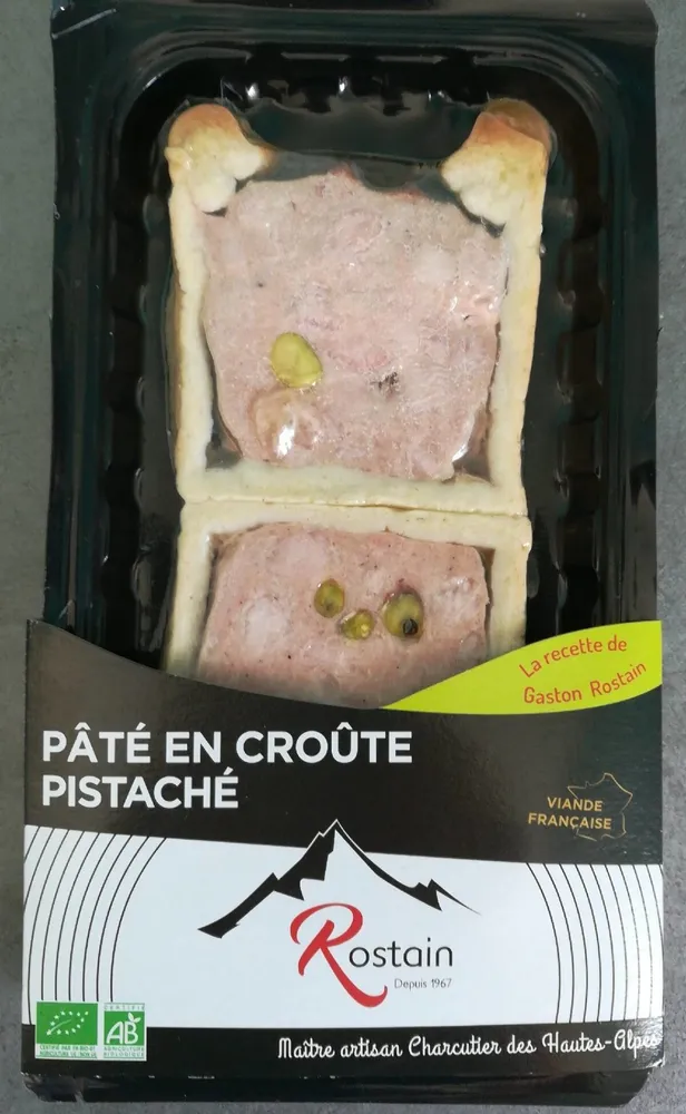 Pâté en croûte pistache