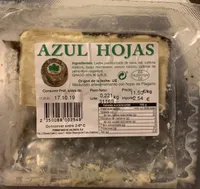 Queso azul hojas