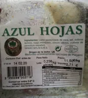 Azul hojas