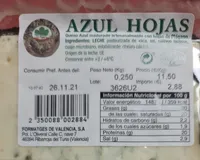 Azul hojas