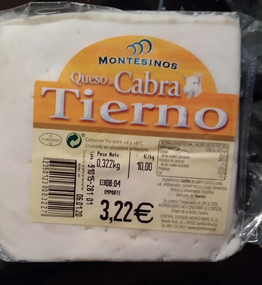 Queso cabra tierno