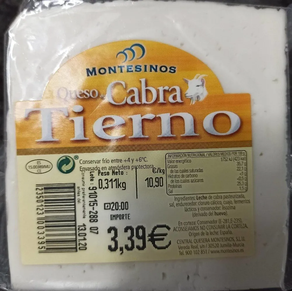Queso de cabra tierno