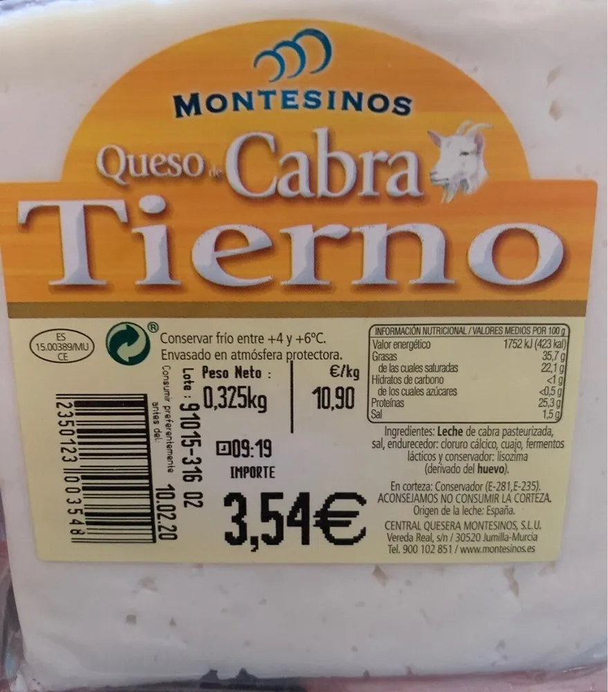 Queso Tierno cabra