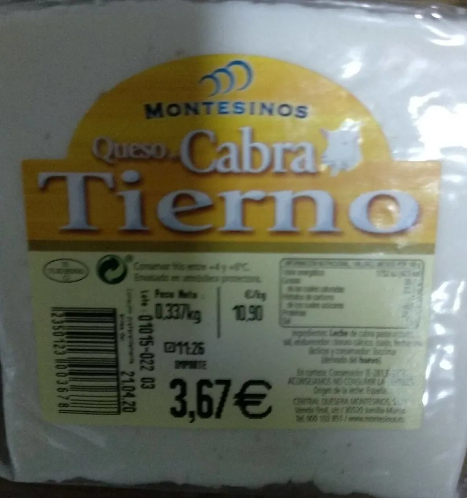 Queso cabra tierno