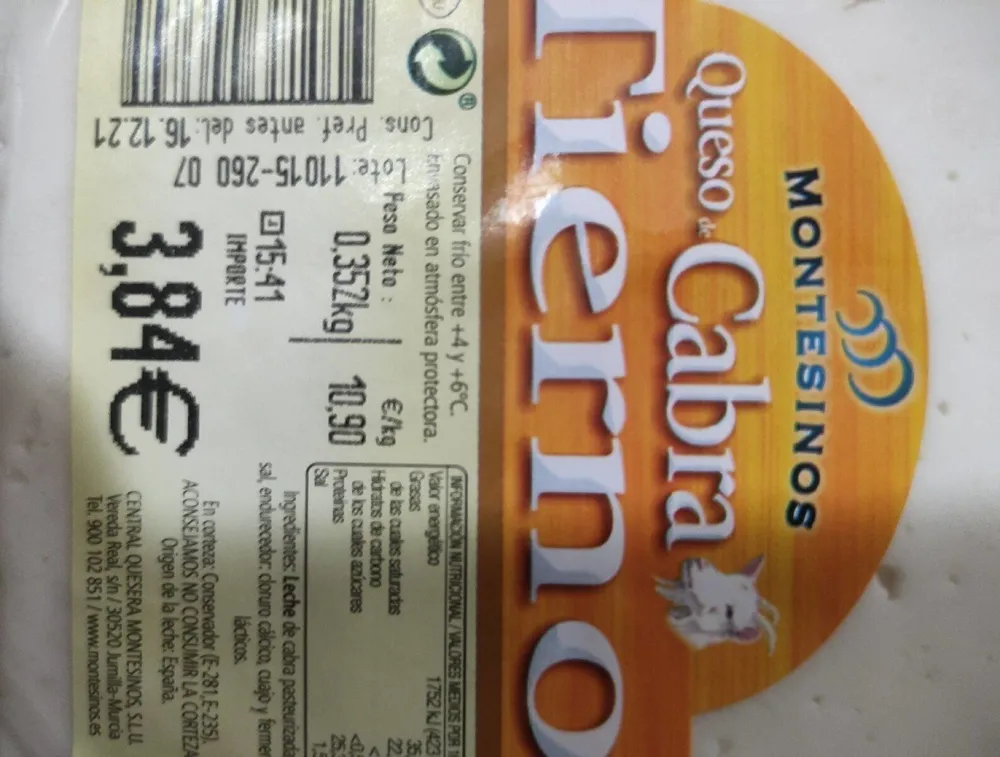 Queso de cabra tierno