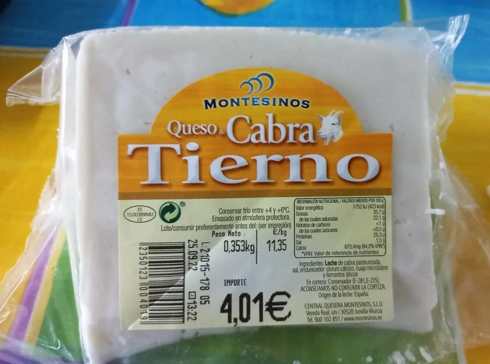 Queso cabra tierno