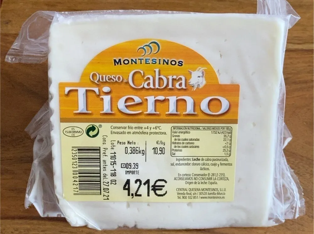 Queso cabra tierno