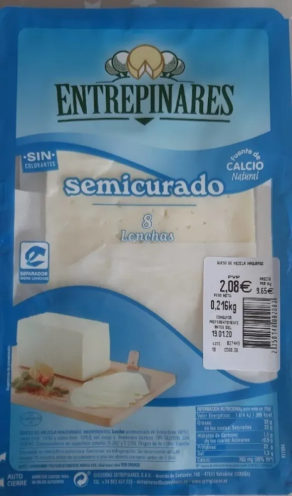 Queso muezcla madurado